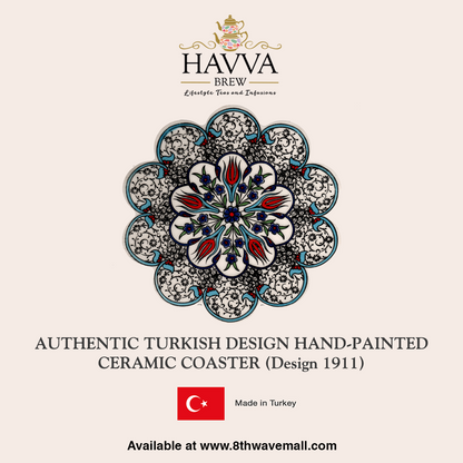 Ceramic Traditional Turkish Coaster