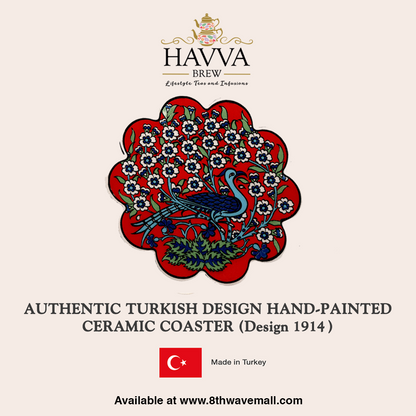 Ceramic Traditional Turkish Coaster