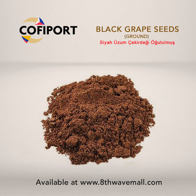Black Grape Seeds (Ground, powdered)