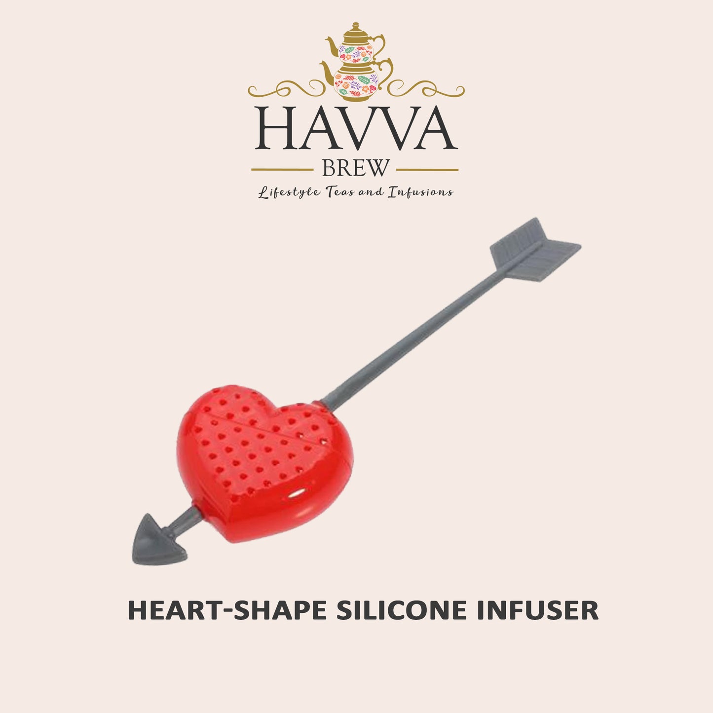 Heart-Shaped Silicone Infuser
