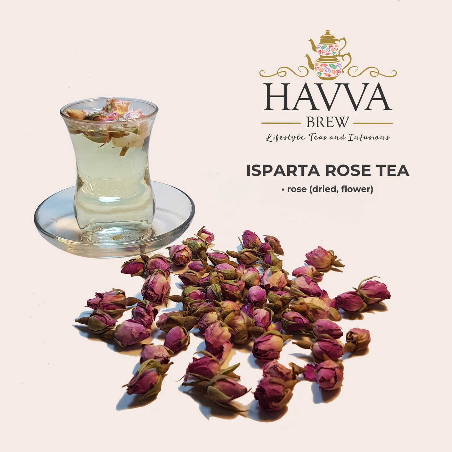 Isparta Rose Tea (Caffeine-Free)